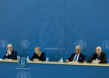 Meloni con Nordio, Piantedosi e Mantovano