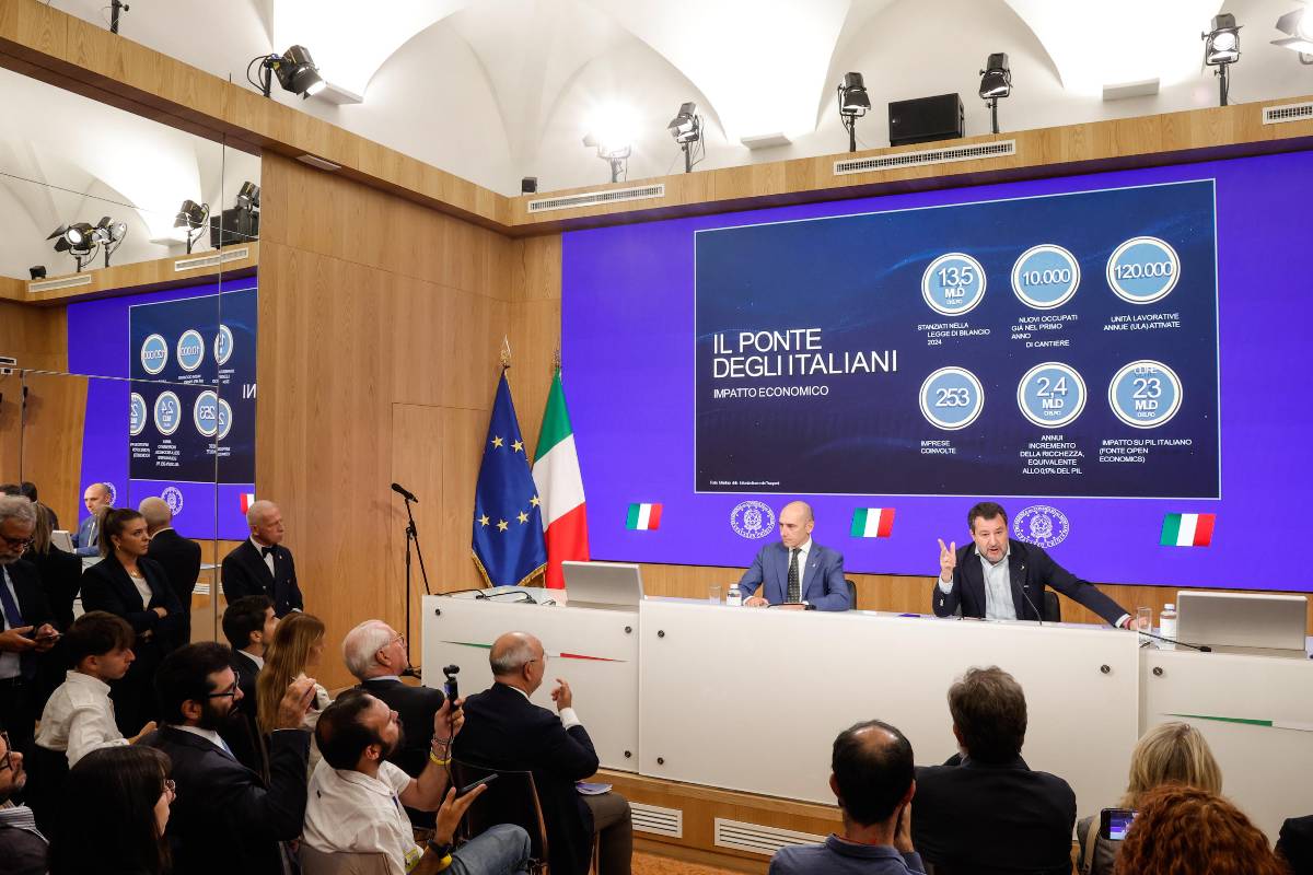 Salvini, Ponte sullo Stretto