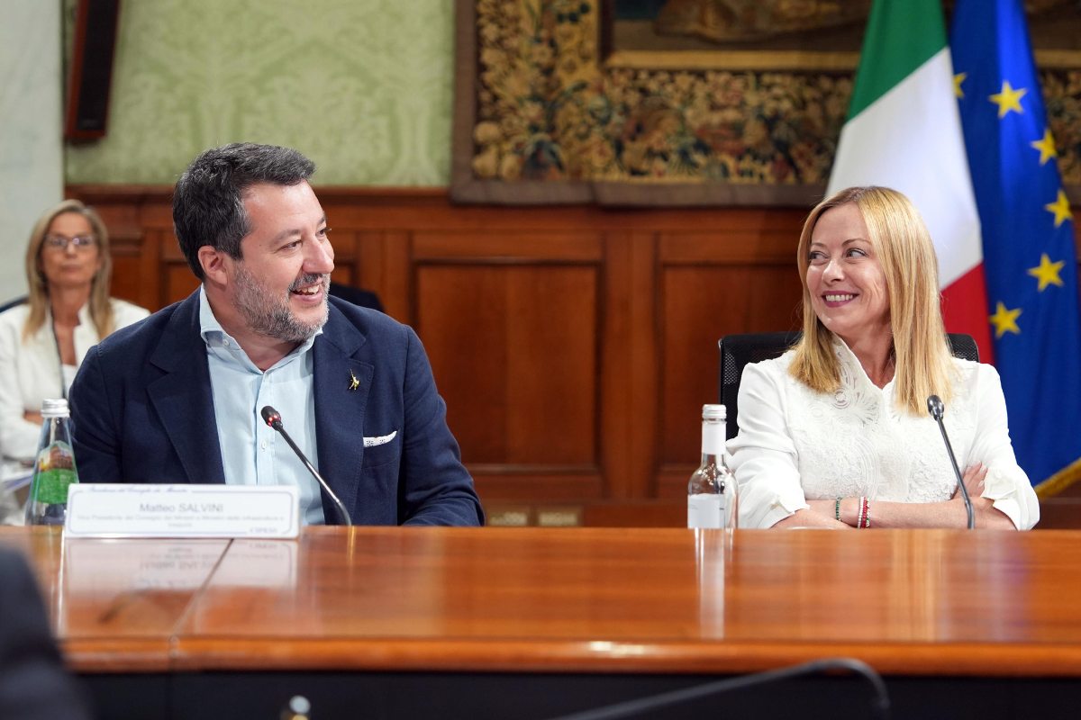 Meloni e Salvini al Cipess