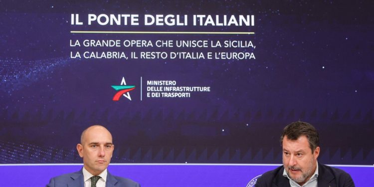 Salvini, Ponte sullo Stretto