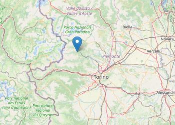 Terremoto oggi a Torino (Foto: INGV)