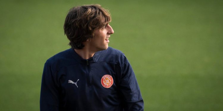 Bryan Gil con la divisa del Girona (Foto Ansa)