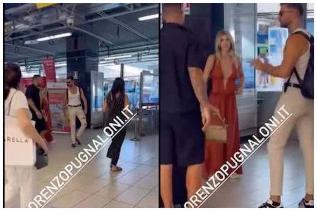 Rosario e Lucia insieme a napoli