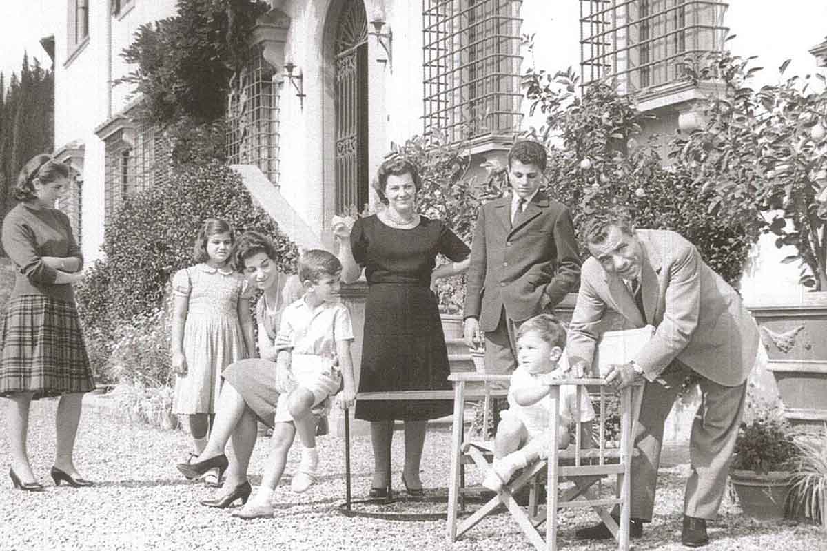 Salvatore Ferragamo e la sua famiglia