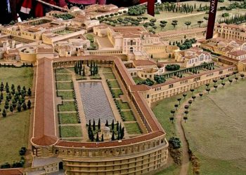 Ricostruzione della Villa Adriana (Foto: Wikipedia - Guilhem06)