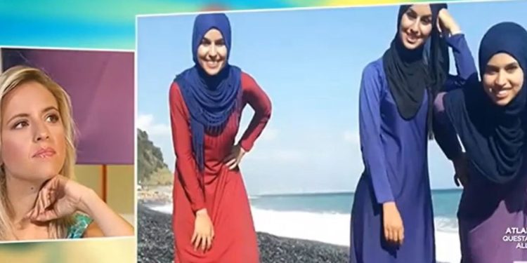 Burkini (Foto: screen da La7 Youtube)