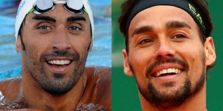 Filippo Magnini e Fabio Fognini