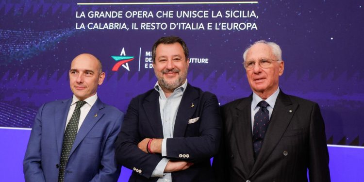 Salvini, Ponte sullo Stretto
