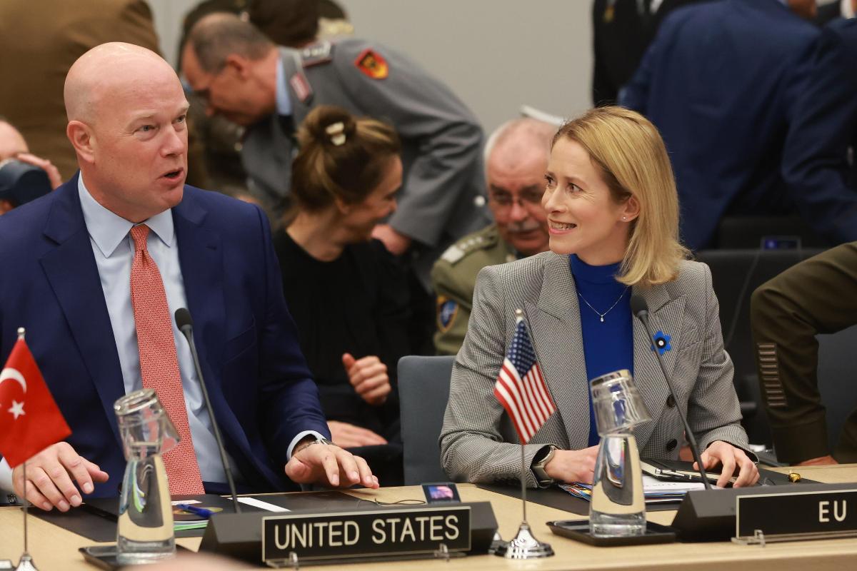 Kallas con l'Ambasciatore USA alla NATO