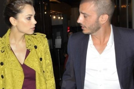 Giorgia Surina e Nicolas Vaporidis (foto web)