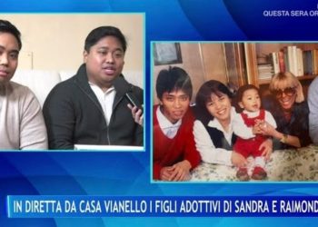 Edgar e Rosalie, figli adottivi di Sandra e Raimondo