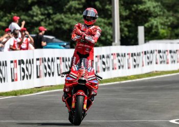 Marc Marquez dominante in MotoGp con la Ducati (Foto ANSA)