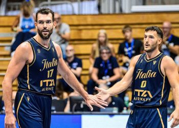 Giampaolo Ricci e Marco Spissu con l'Italia (da facebook.com/FIPufficiale)