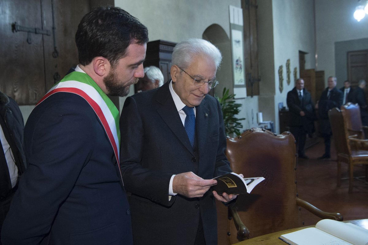 Tomasi e Mattarella a Pistoia