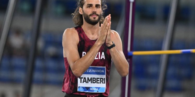 Gianmarco Tamberi al Golden Gala (Foto ANSA)