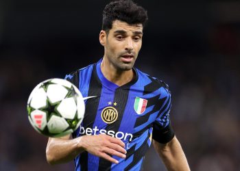 Mehdi Taremi in Champions League con l'Inter (Foto Ansa)