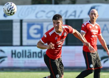 Il Sudtirol impegnato in amichevole (da facebook.com/fcsuedtirol)