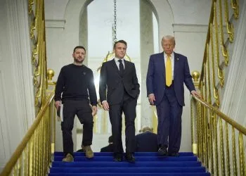 Macron, Trump e Zelensky