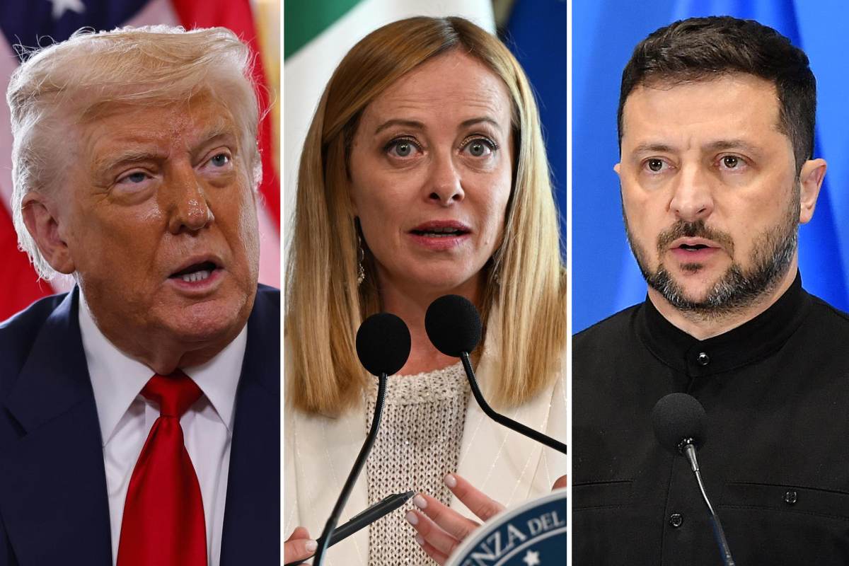 Meloni, Trump e Zelensky