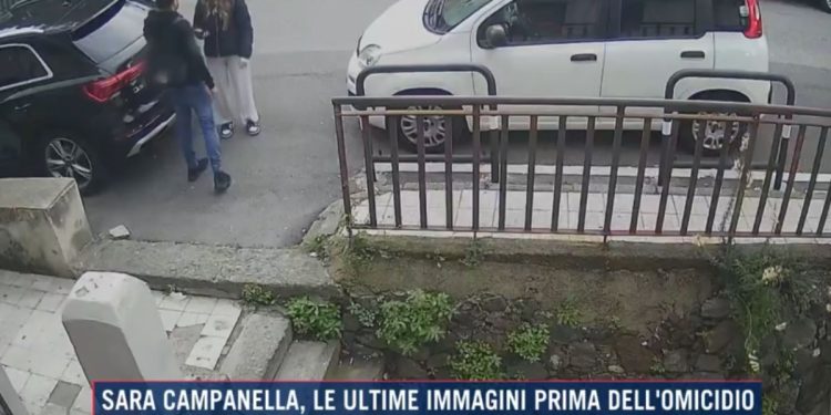 L'ultimo incontro tra Sara Campanella e Stefano Argentino (Foto: Canale 5)