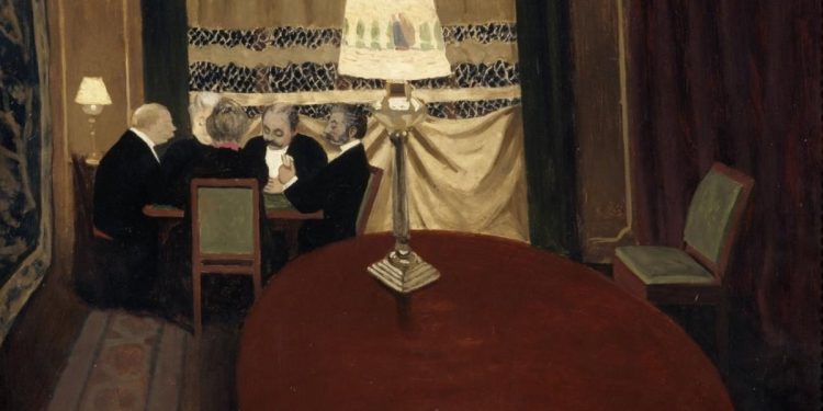 Félix Vallotton, "Il poker" (1902, particolare)