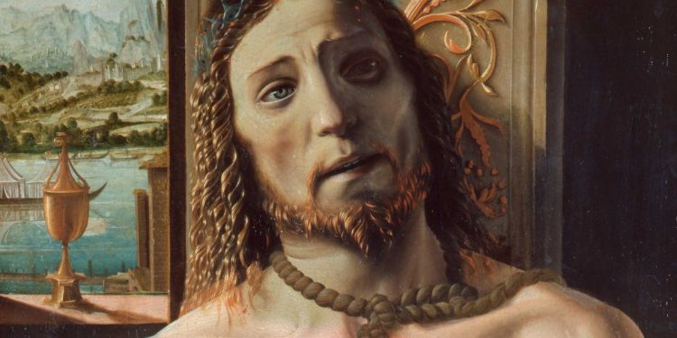 Il Cristo alla colonna di Bramante, particolare