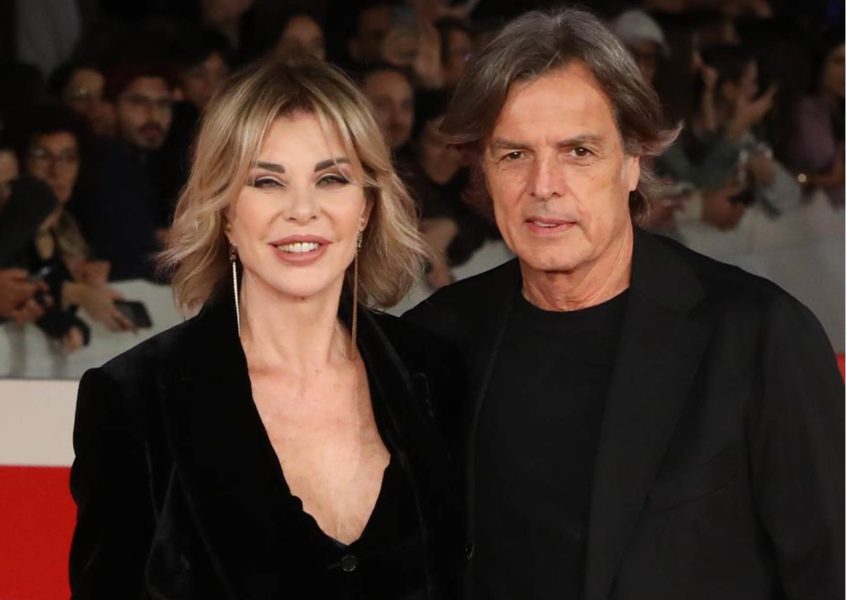 Alba Parietti e Fabio Adami