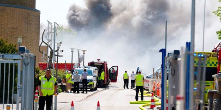 Treno deragliato in Danimarca (Foto: Twitter/X)