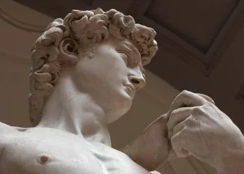 Michelangelo, David (1501-1504, particolare) (Ansa)