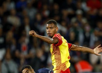 Andy Diouf con la maglia del Lens (Foto Ansa)