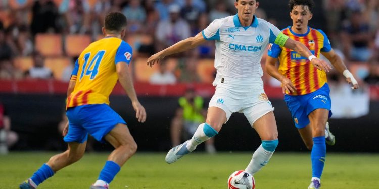 Leonardo Balerdi, capitano del Marsiglia (Foto Ansa)