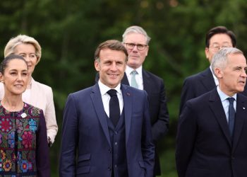 Foto di gruppo al G7 di Kananaskis (Canada), 17 giugno 2025 (Ansa)