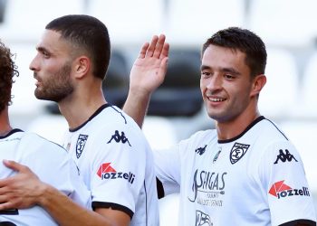 Lo Spezia in amichevole (da facebook.com/SpeziaCalcio)