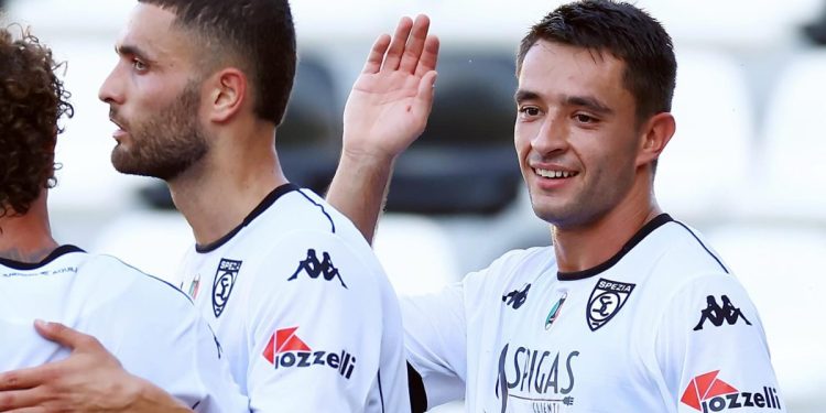 Lo Spezia in amichevole (da facebook.com/SpeziaCalcio)