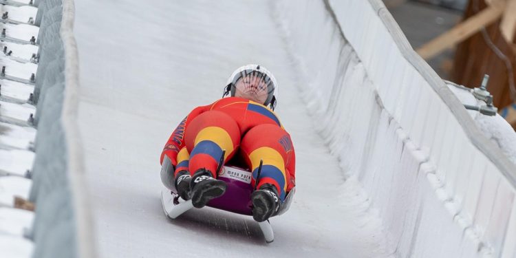 Collaudo della pista da bob di Cortina d'Ampezzo (ANSA / ANDREA SOLERO)