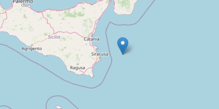 Terremoto oggi a Siracusa