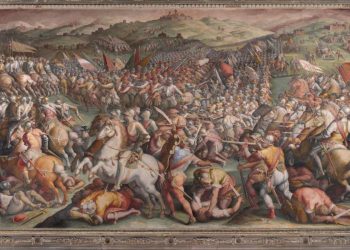 La Battaglia di Anghiari dipinta da Vasari