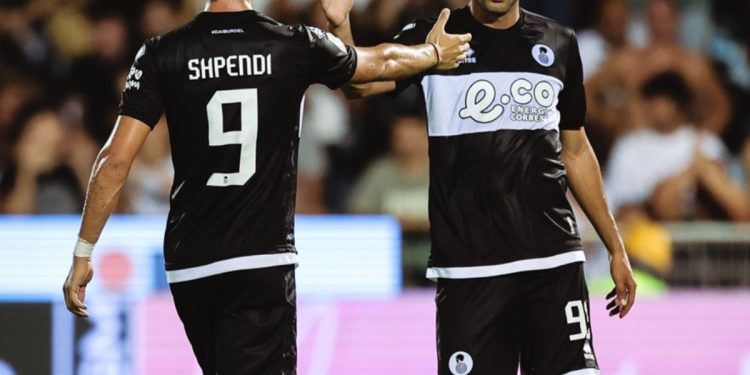 Cristian Shpendi e Gianluca Frabotta del Cesena