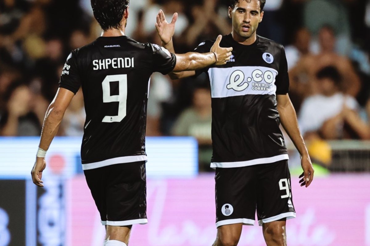Cristian Shpendi e Gianluca Frabotta del Cesena