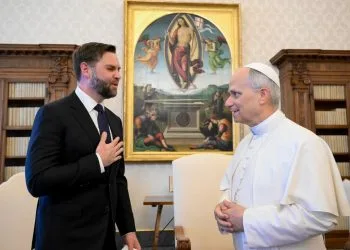 Papa Leone con Vance