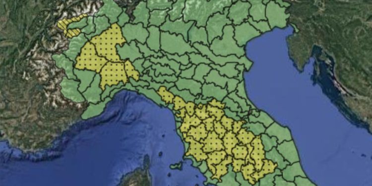 Allerta meteo oggi, 19 agosto 2025