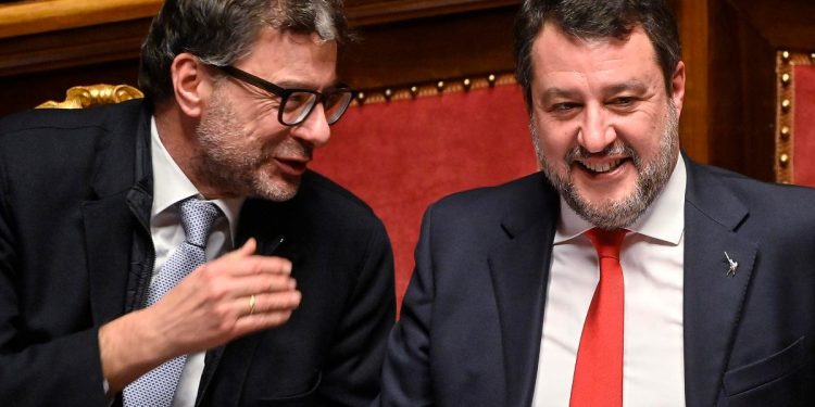 Giorgetti e Salvini, Lega