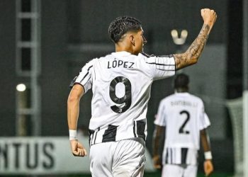 Ivan Lopez esulta con la Juventus Primavera (da Facebook)