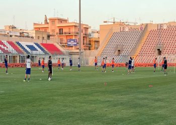 L'allenamento del Casarano (casaranocalcio.com)