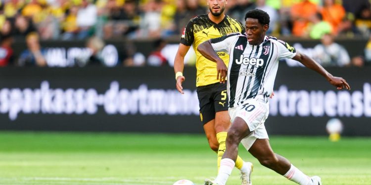 Jonathan David, nuovo attaccante della Juventus (Foto ANSA)