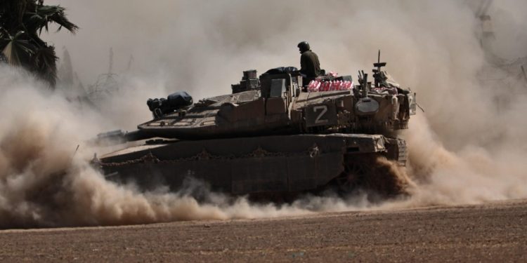 Tank Israele a Gaza