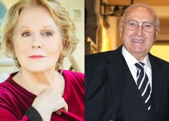 katia ricciarelli no ai funerali di baudo