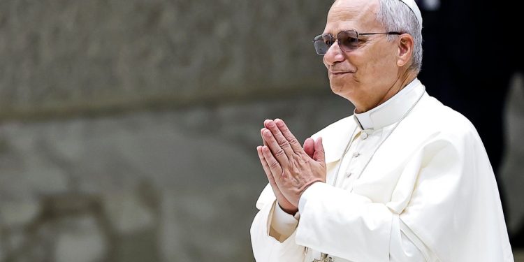 Preghiera con Papa Leone