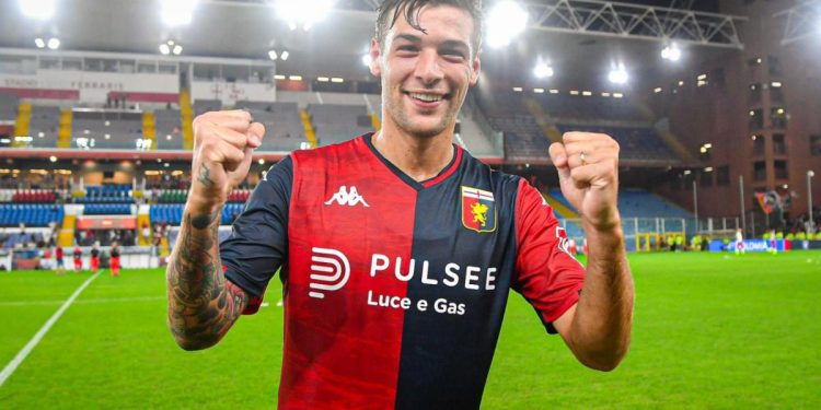Alessandro Vogliacco con la maglia del Genoa