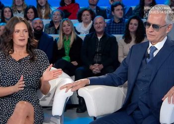 Andrea Bocelli e Veronica Berti (Foto: Screen)